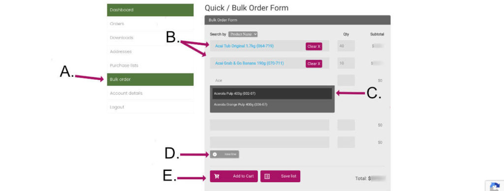 Buy Frozen Açaí in Bulk