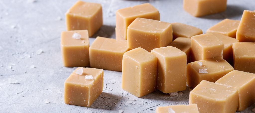 caramel and salt fudge