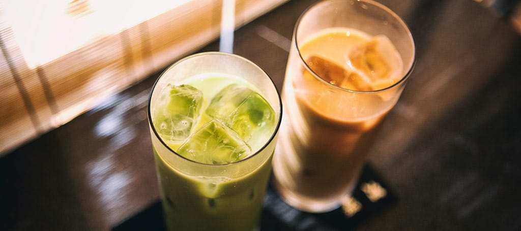 Green Juice and Orange Juice