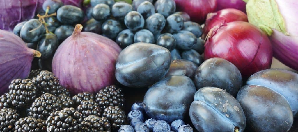 close up photo of purple foods