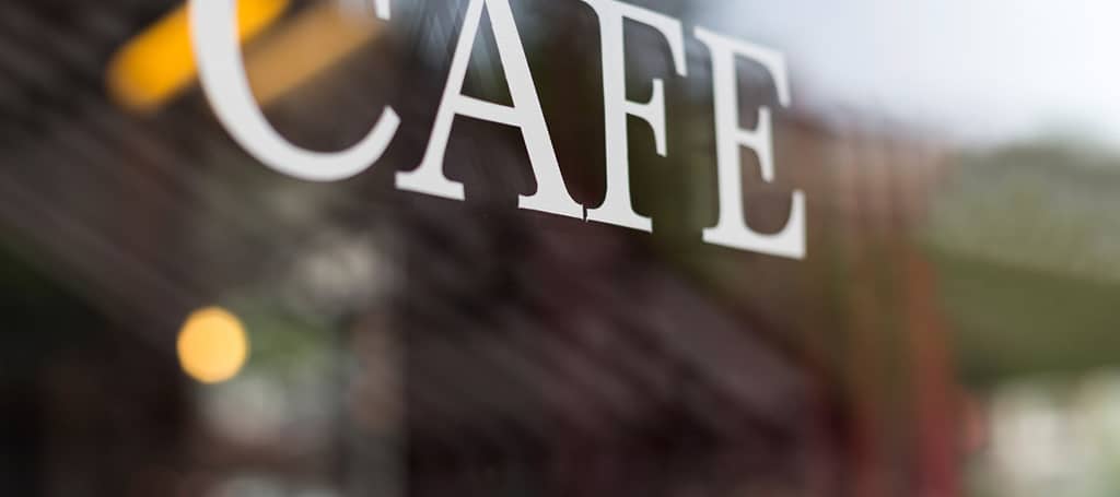 cafe sign